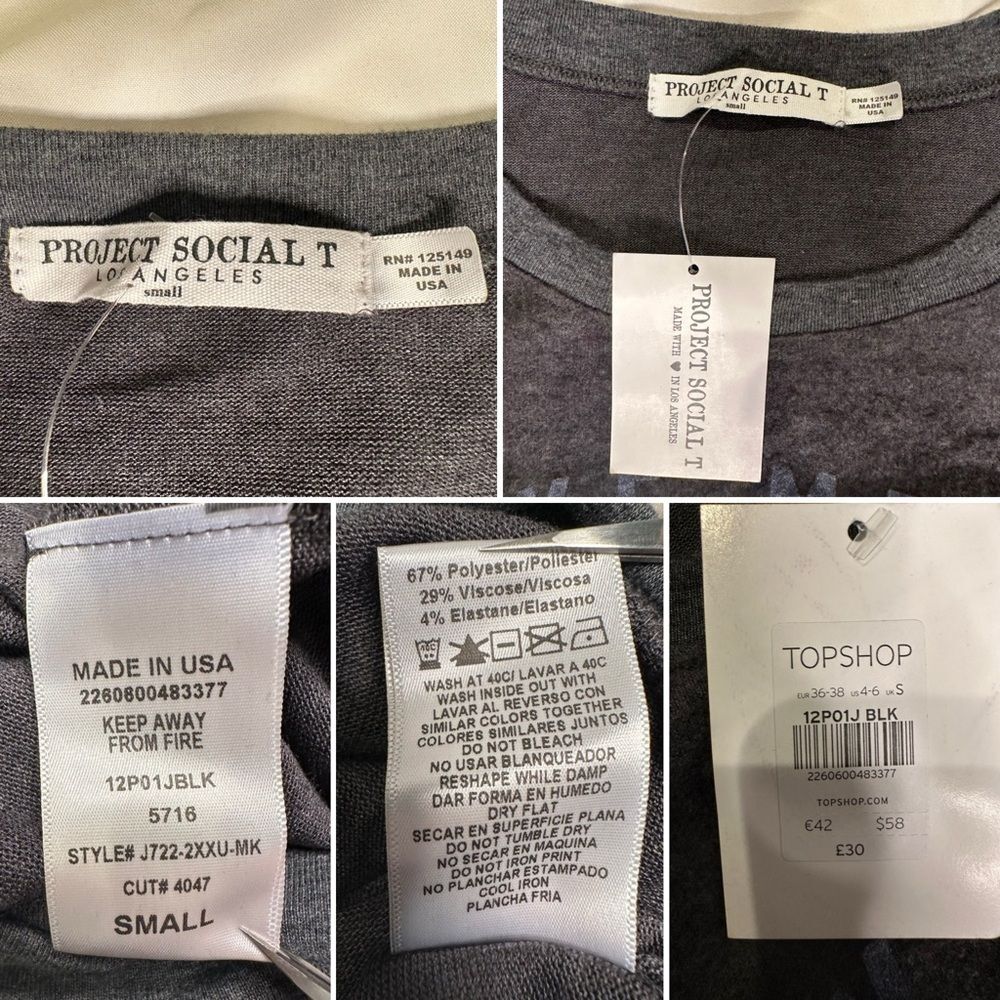 Project Social T “Take Me to the Hamptons” Graphic Sweatshirt Pullover NWT Small - Picture 5 of 10